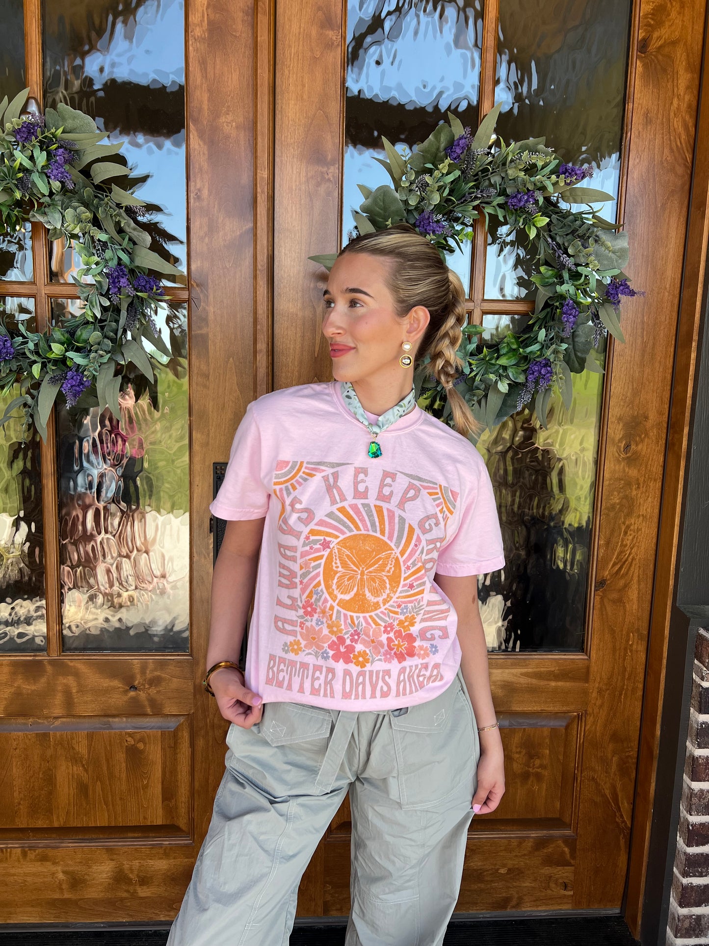 The Sunni Always Keep Growing Comfort Colors Tee - Final Sale
