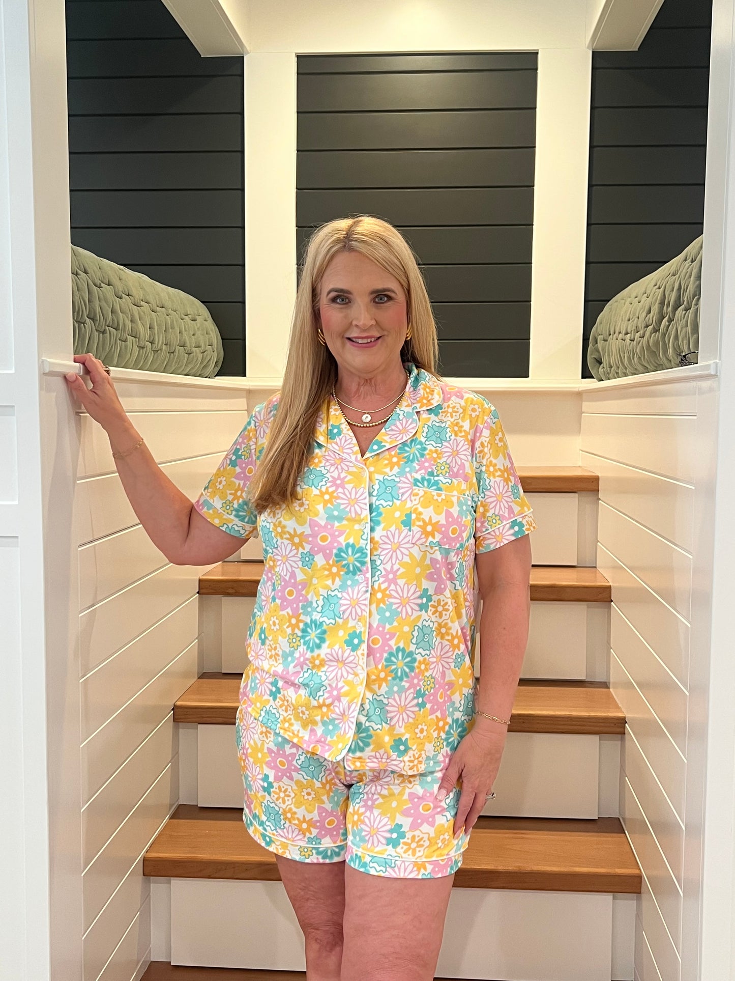 The Dahila Spring Flowers PJ Set