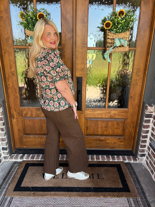 The Dorothy Dark Brown Jeans