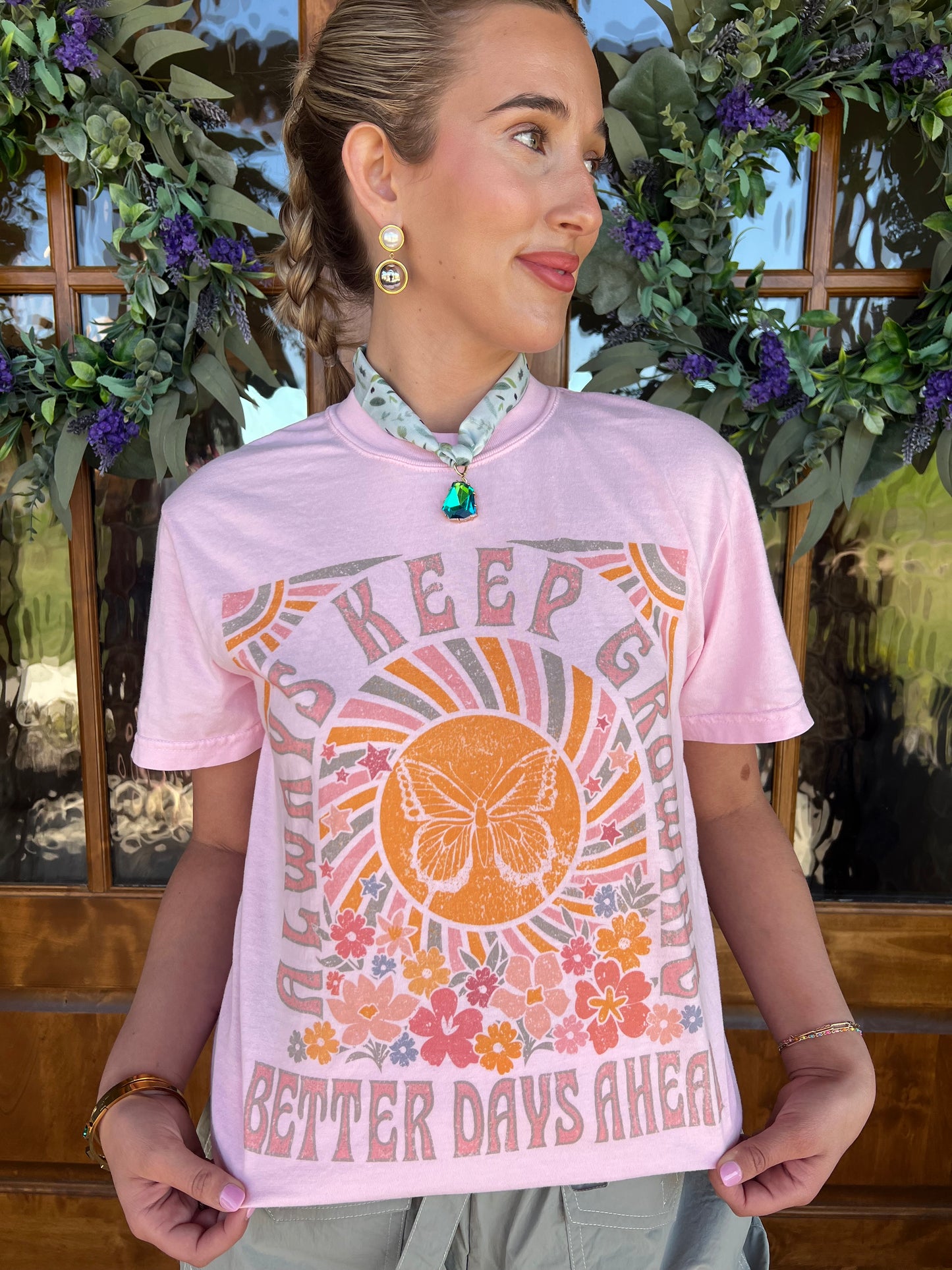 The Sunni Always Keep Growing Comfort Colors Tee - Final Sale