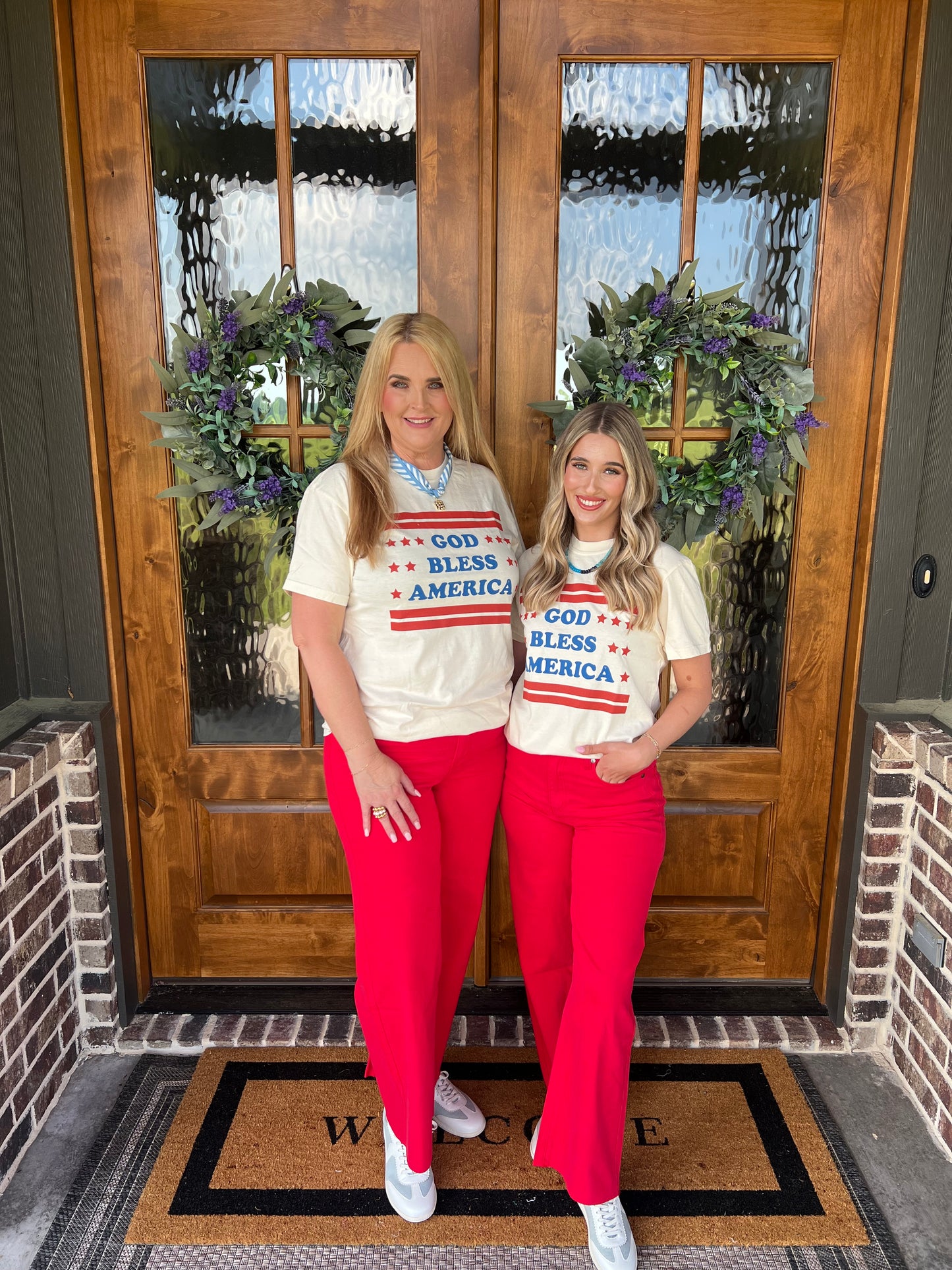 The Lainey God Bless America Comfort Colors Tee
