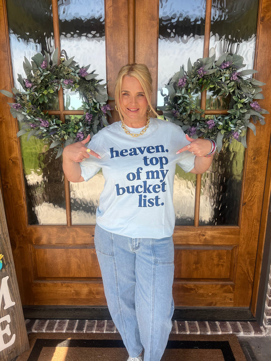The Whitley Bucket List Tee