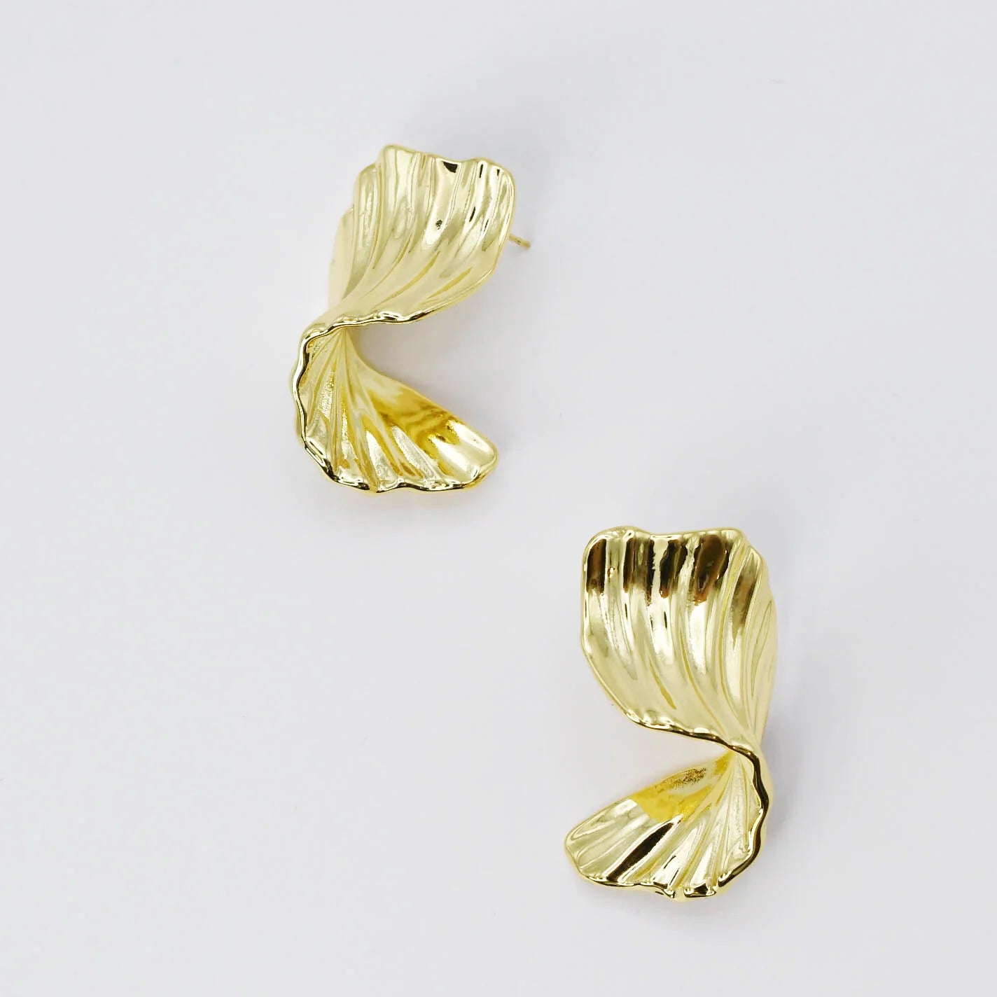 The Luna Luxe Leaf Earrings