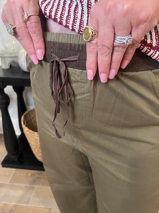 The Hannah Army Green Pants