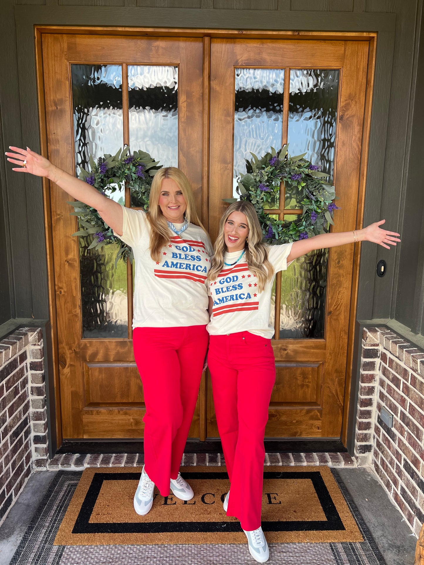 The Lainey God Bless America Comfort Colors Tee