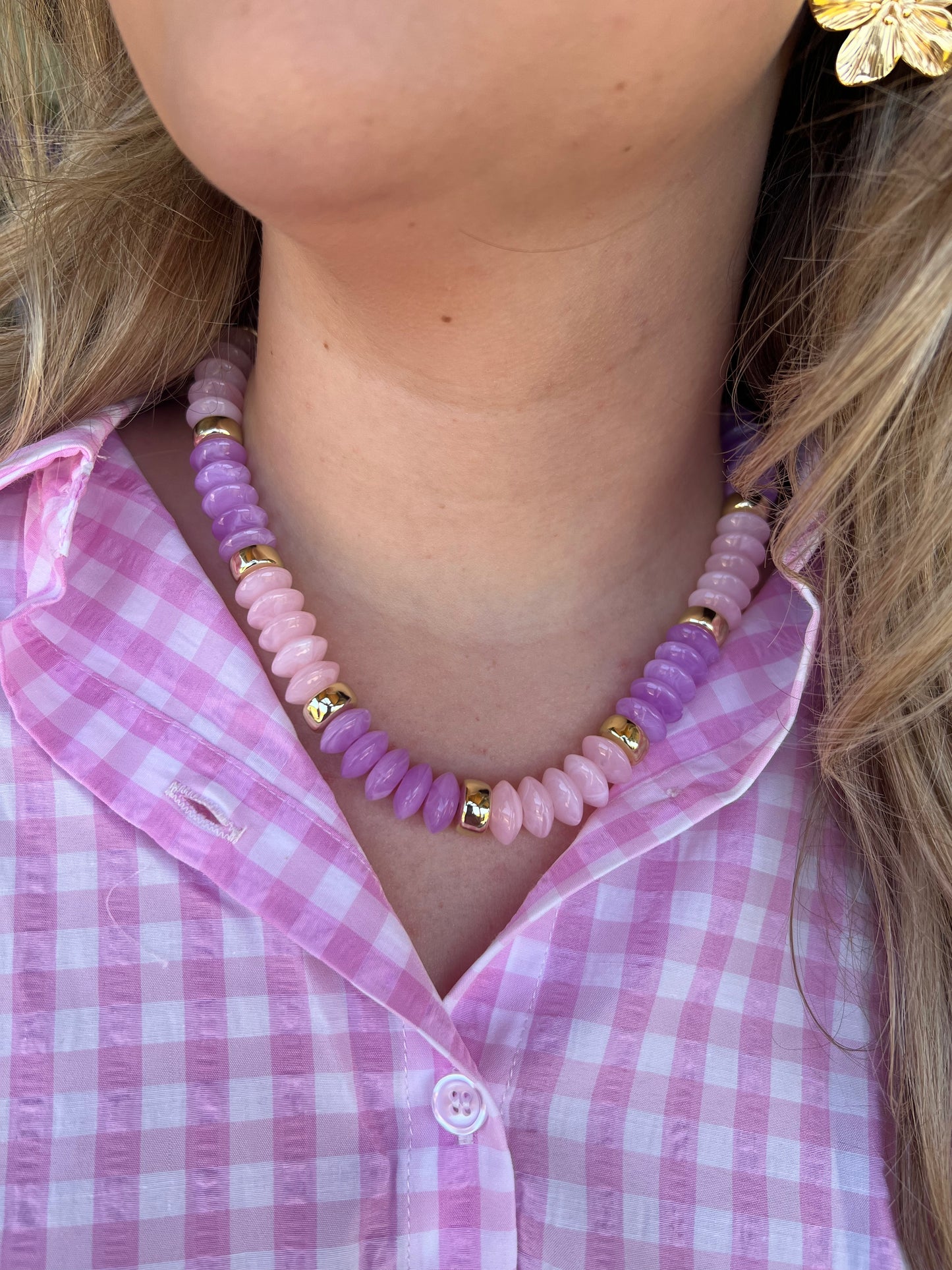 The Alysa Pastel Day Dream Beaded Necklace