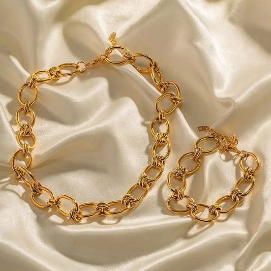 The Paloma Gold Link Necklace