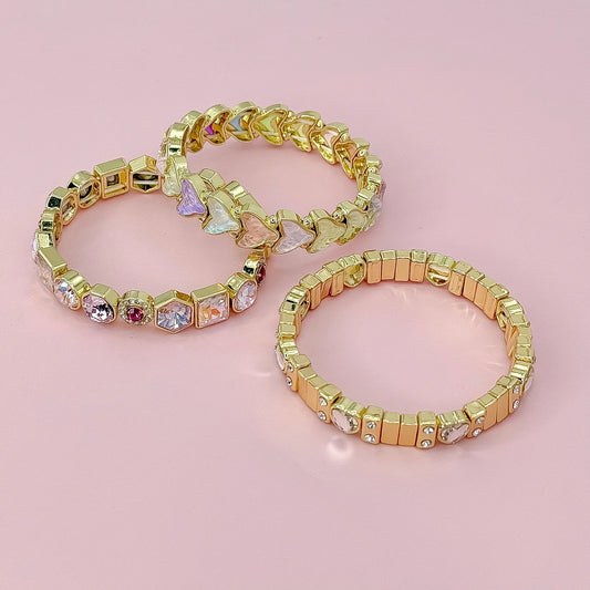 The Sweetie Sweetheart Stack Bracelet