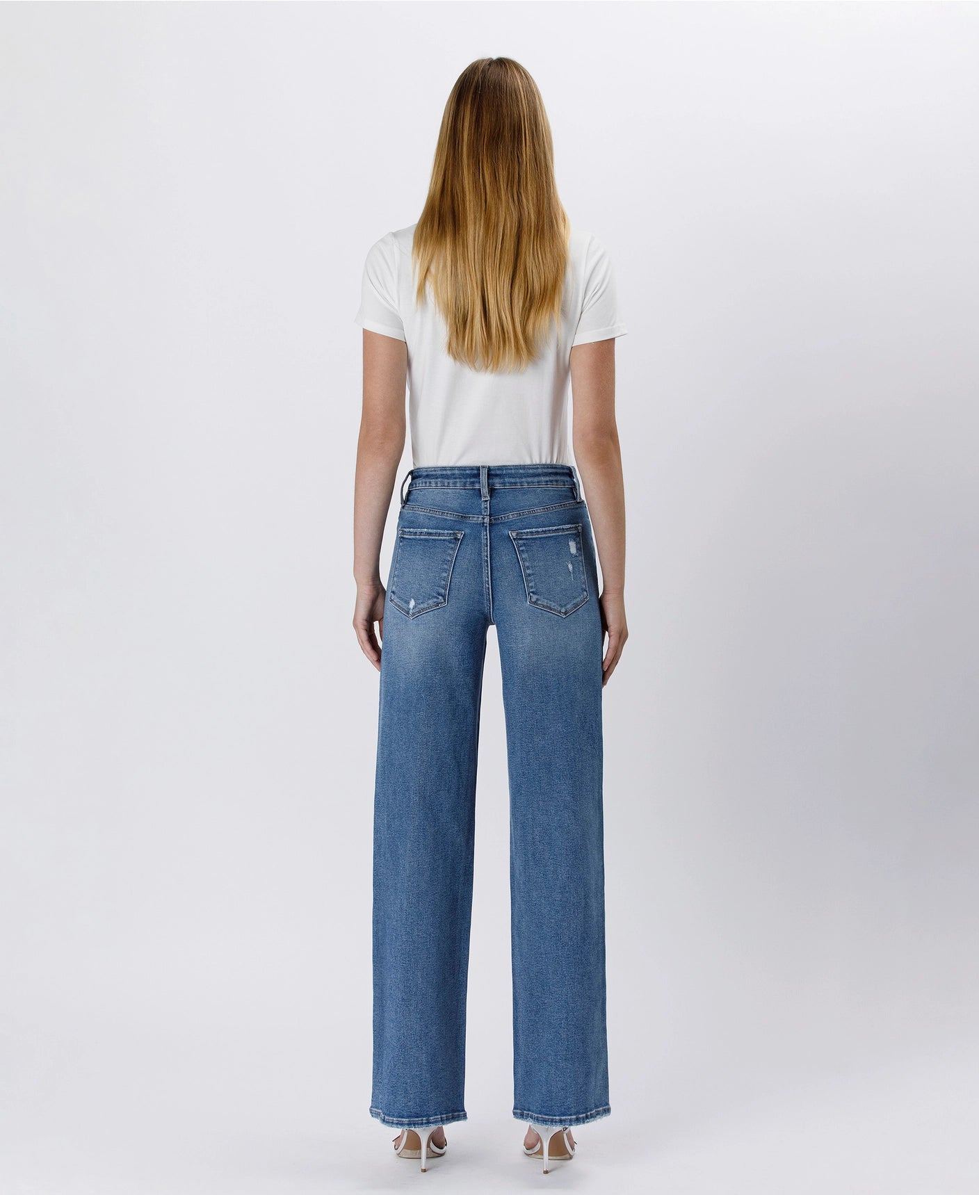 The Linley Tummy Control Super High Rise Baggy Wide Jeans