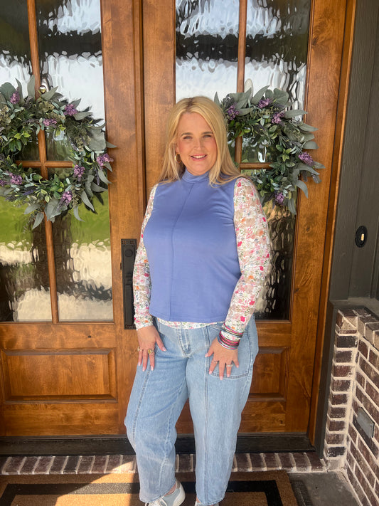 The Kylie Happy Blooms Lace Top