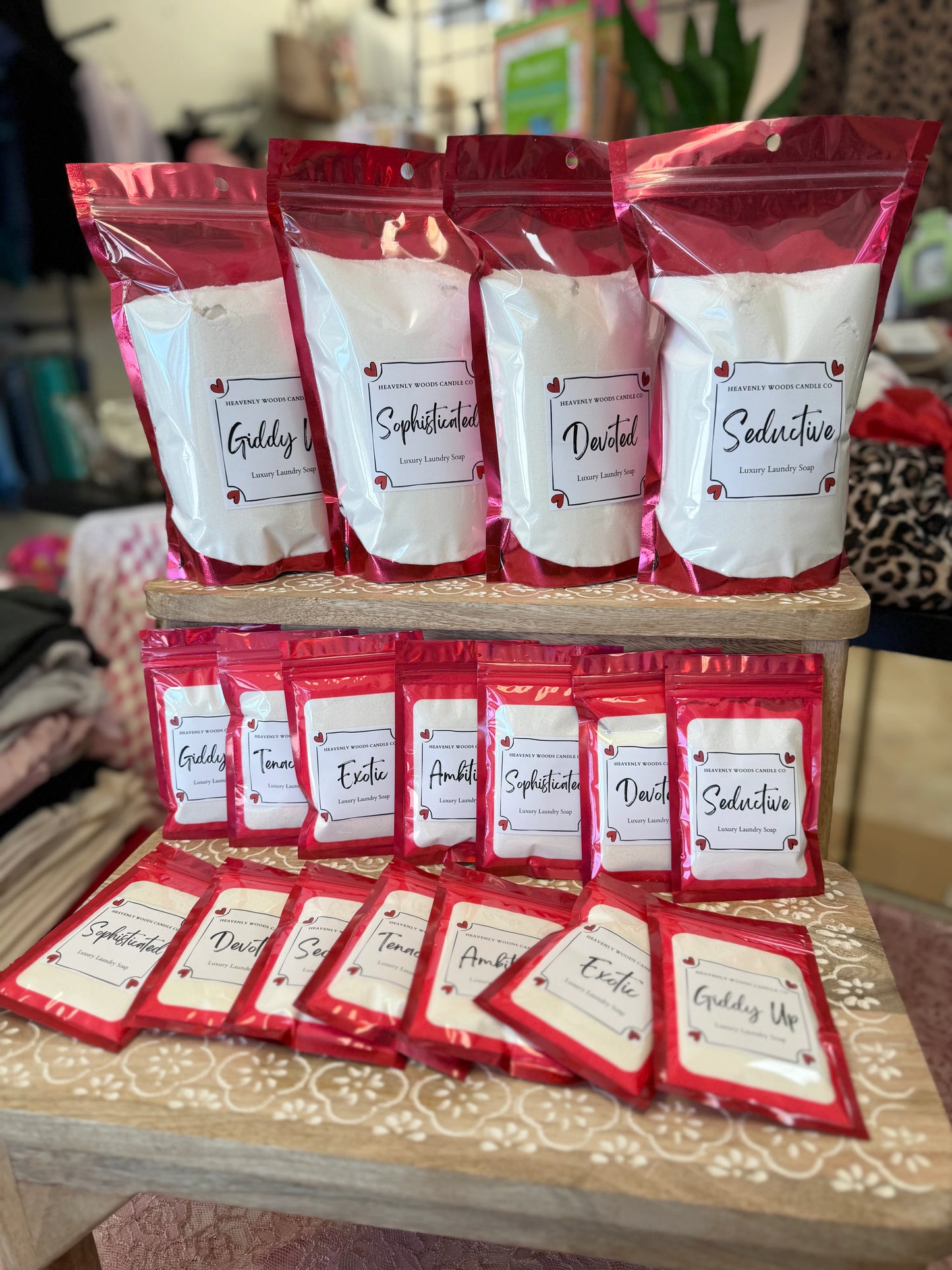 Luxury Laundry Soap Tub With A Scooper– Scented Powder Detergent