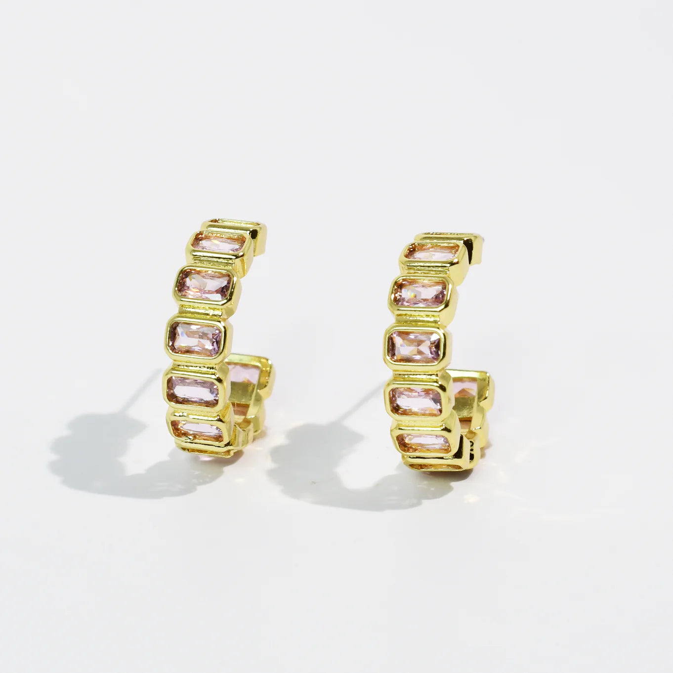 The Macy Spark Pink Hoops