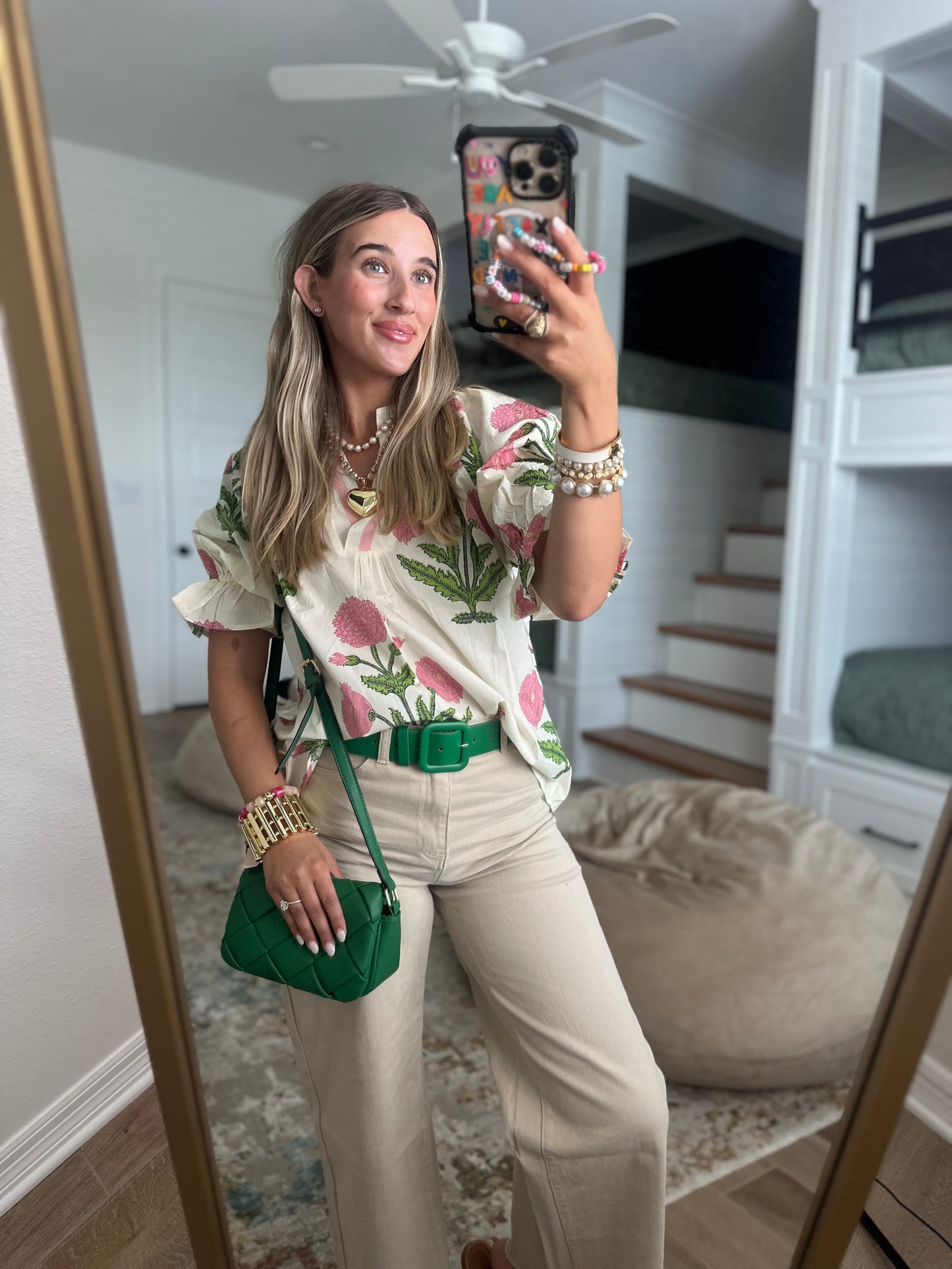 The Kassidy Floral Collared Top