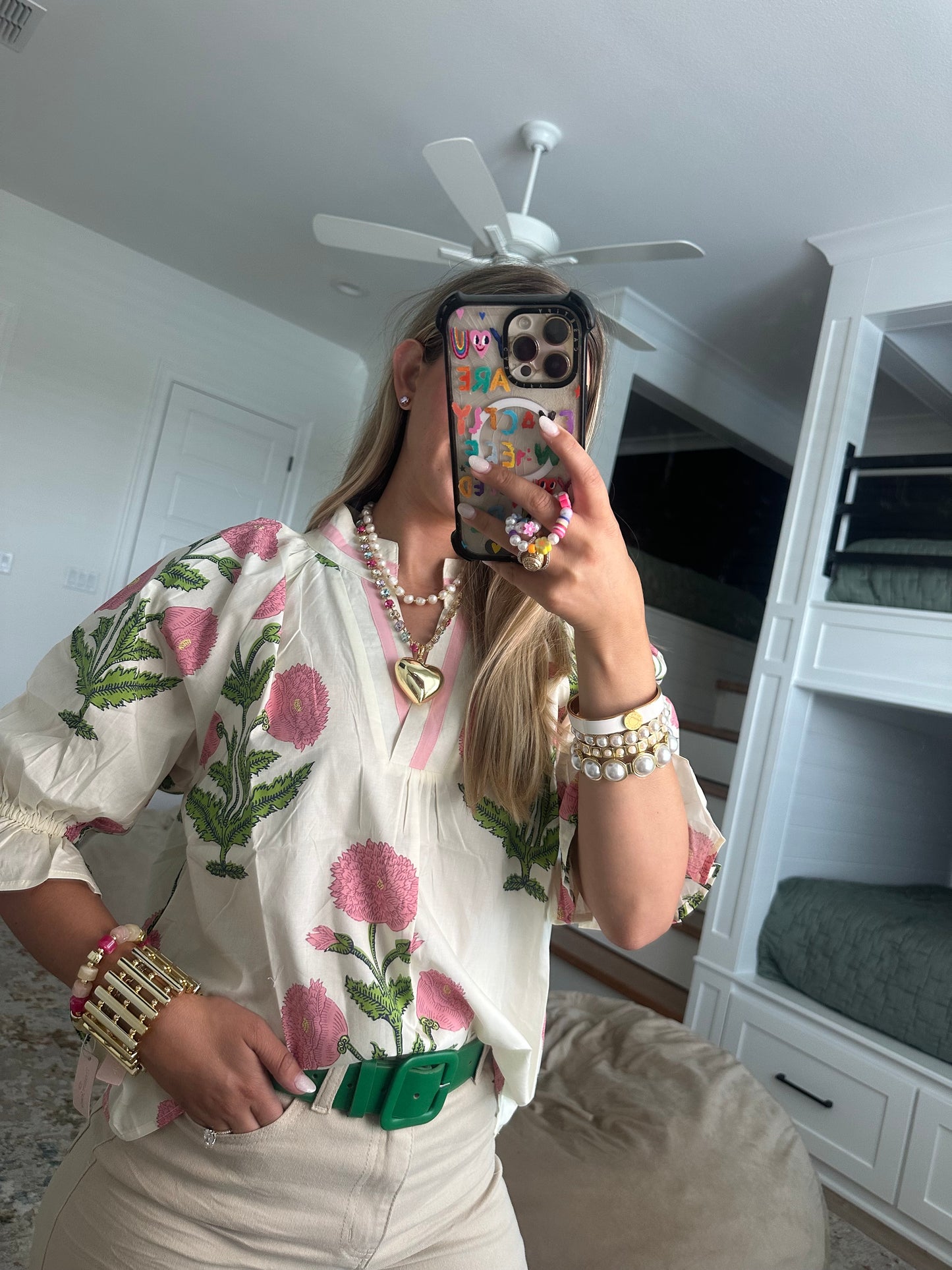 The Kassidy Floral Collared Top
