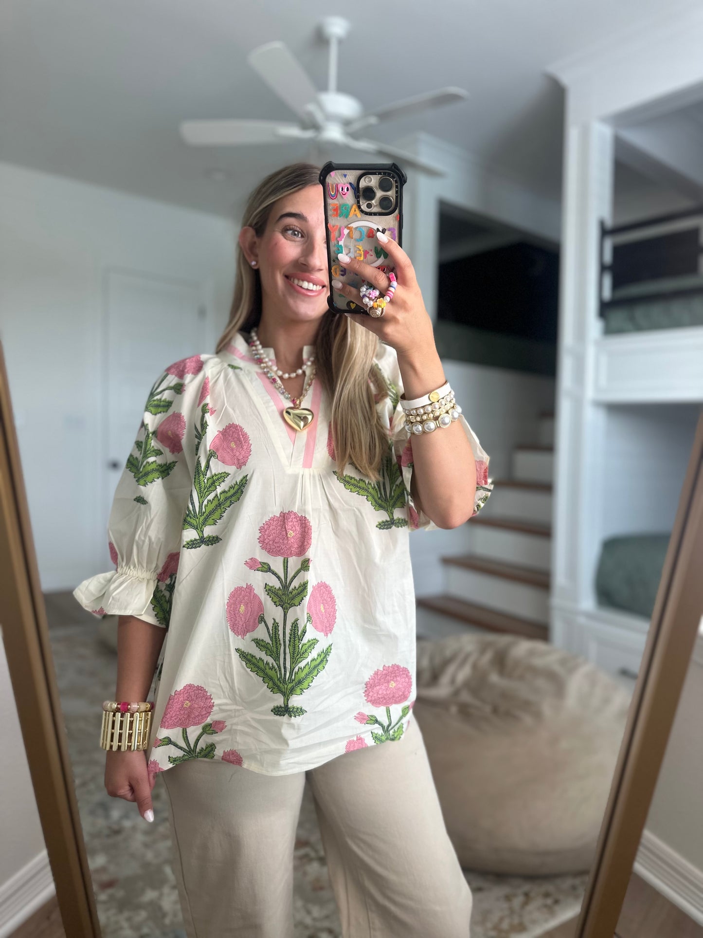 The Kassidy Floral Collared Top