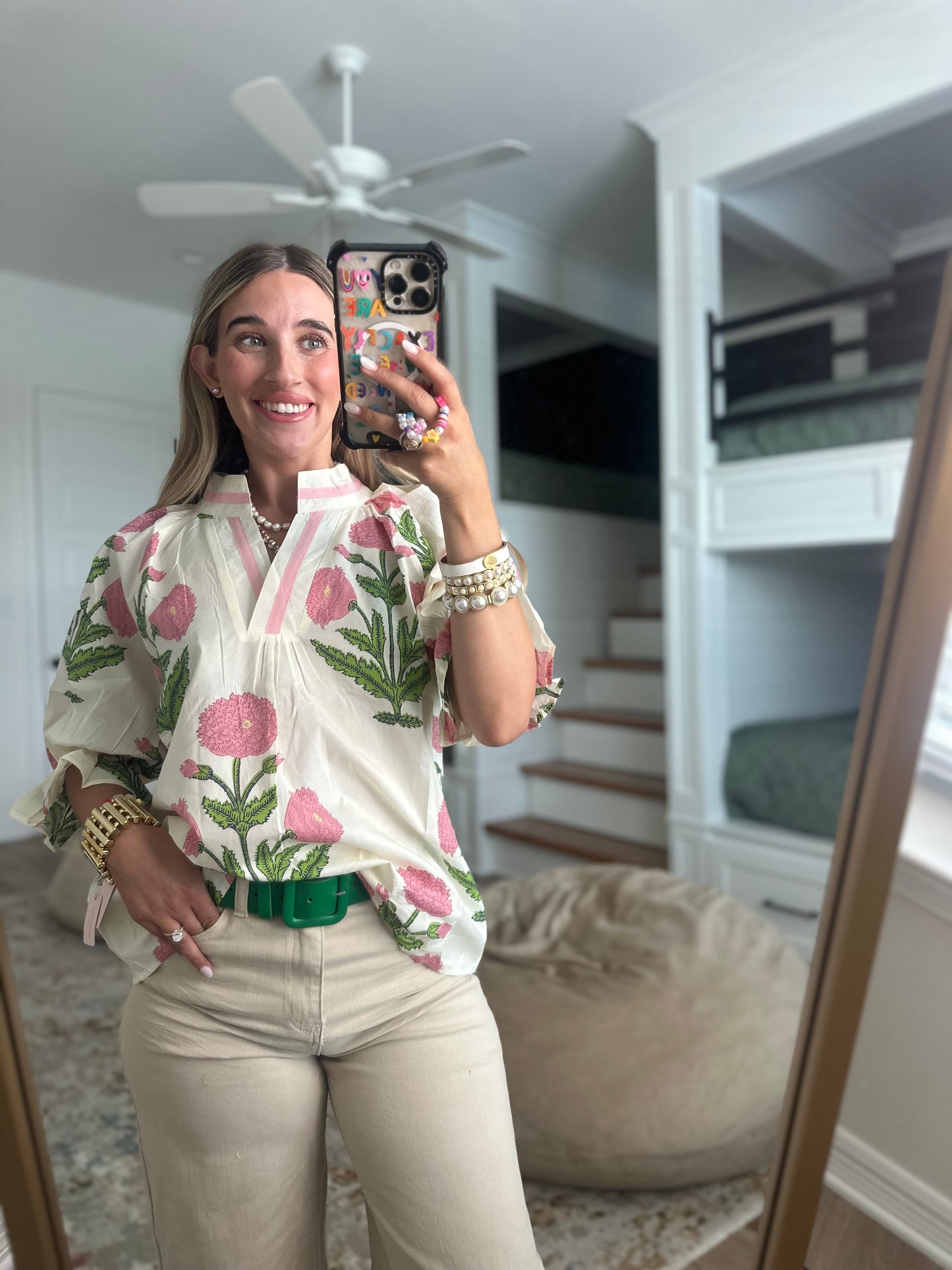 The Kassidy Floral Collared Top