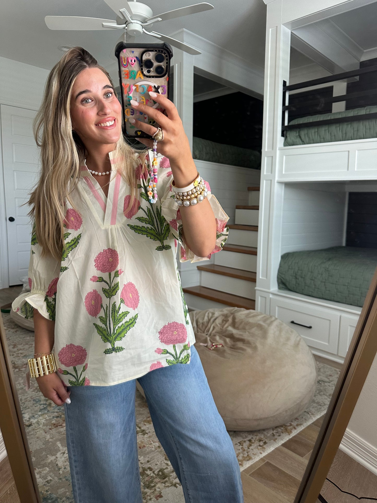The Kassidy Floral Collared Top