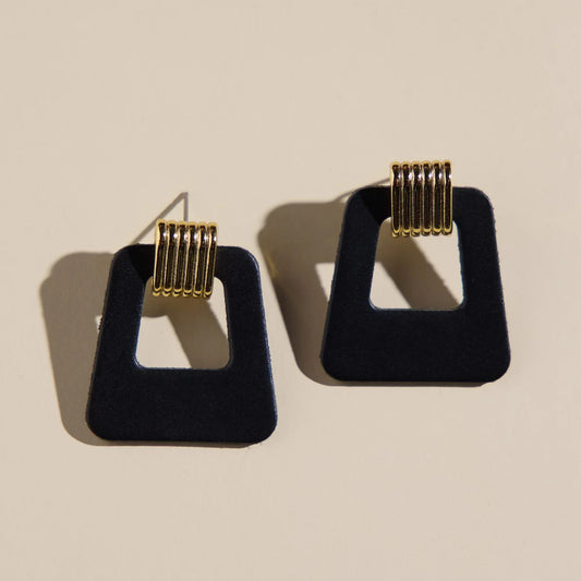 The Avery Black Earrings