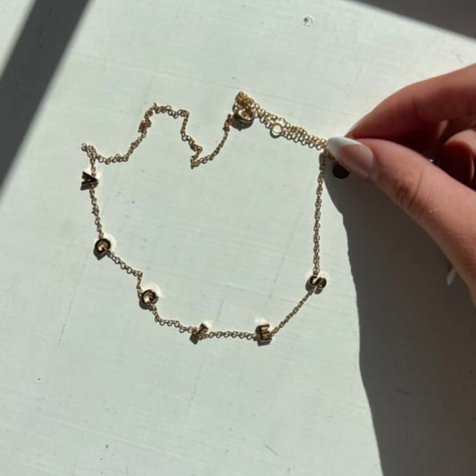 The Reveille Gold Aggies Necklace