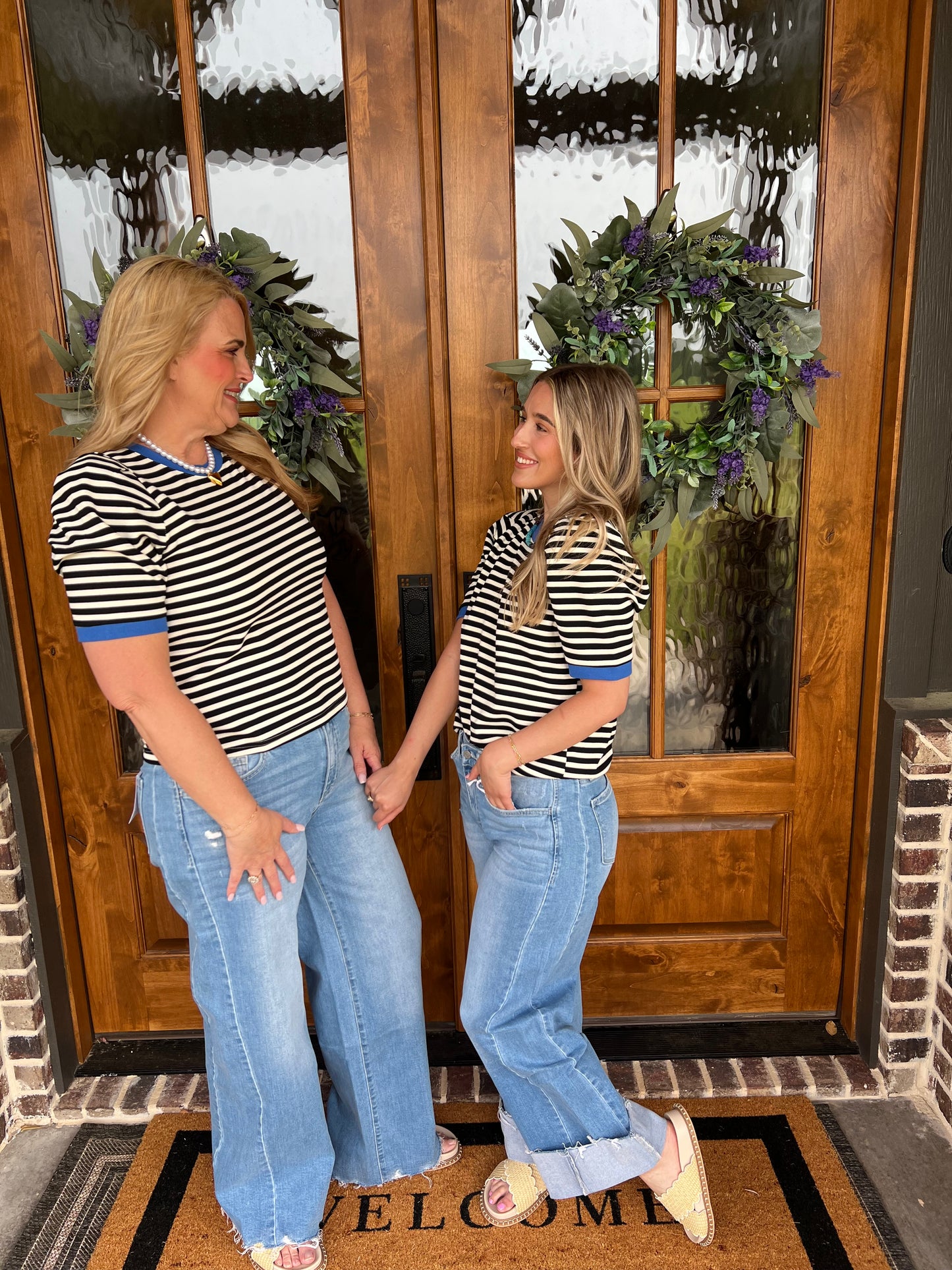 The Cece High Rise Raw Hem Extreme Wide Vervet Jeans
