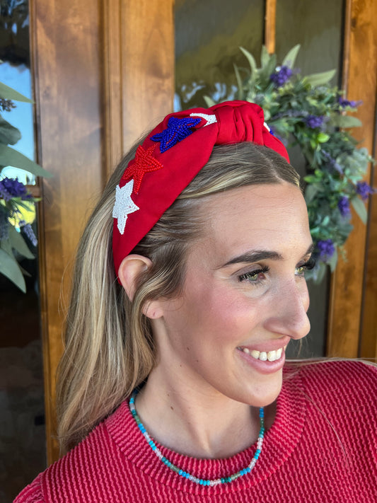Red Star Headband