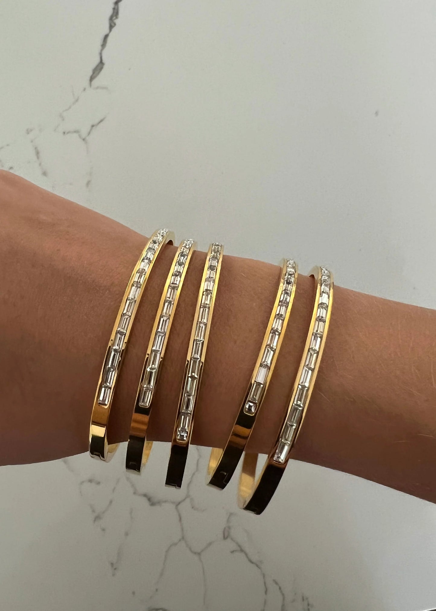 The Gracie Dainty Diamond Bangle - Final Sale