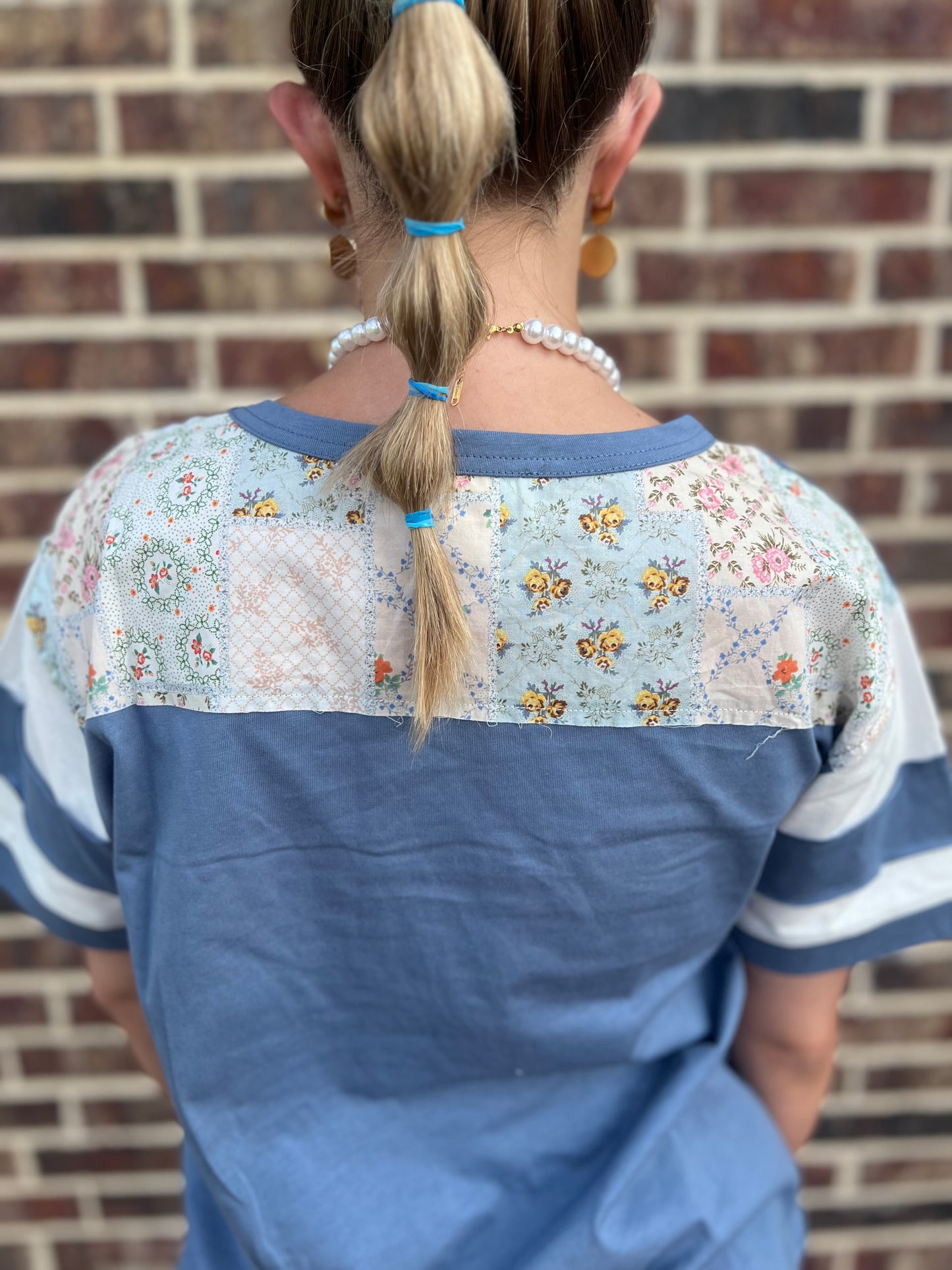 The Kylie Floral Print Texas Top