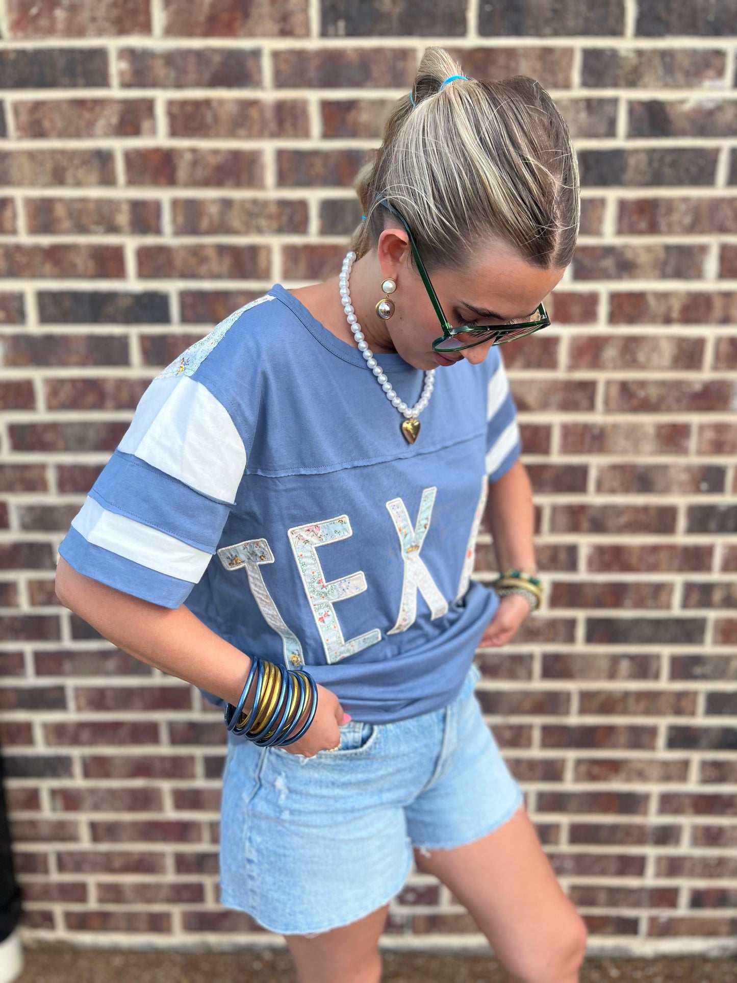 The Kylie Floral Print Texas Top