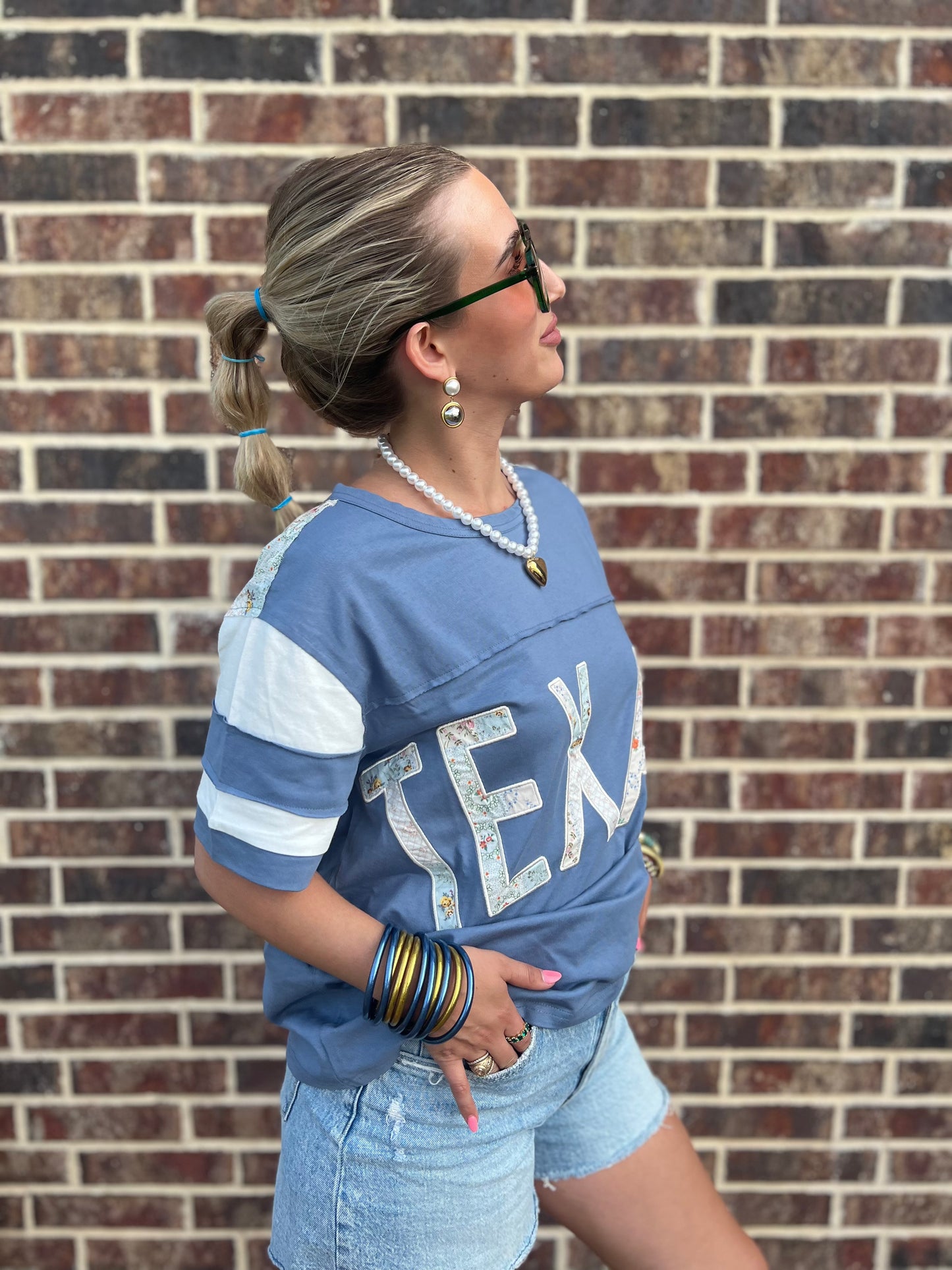The Kylie Floral Print Texas Top