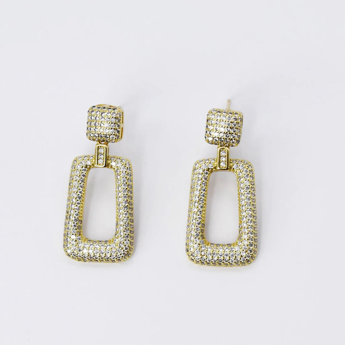 The Paisley Pave Elegance Earrings