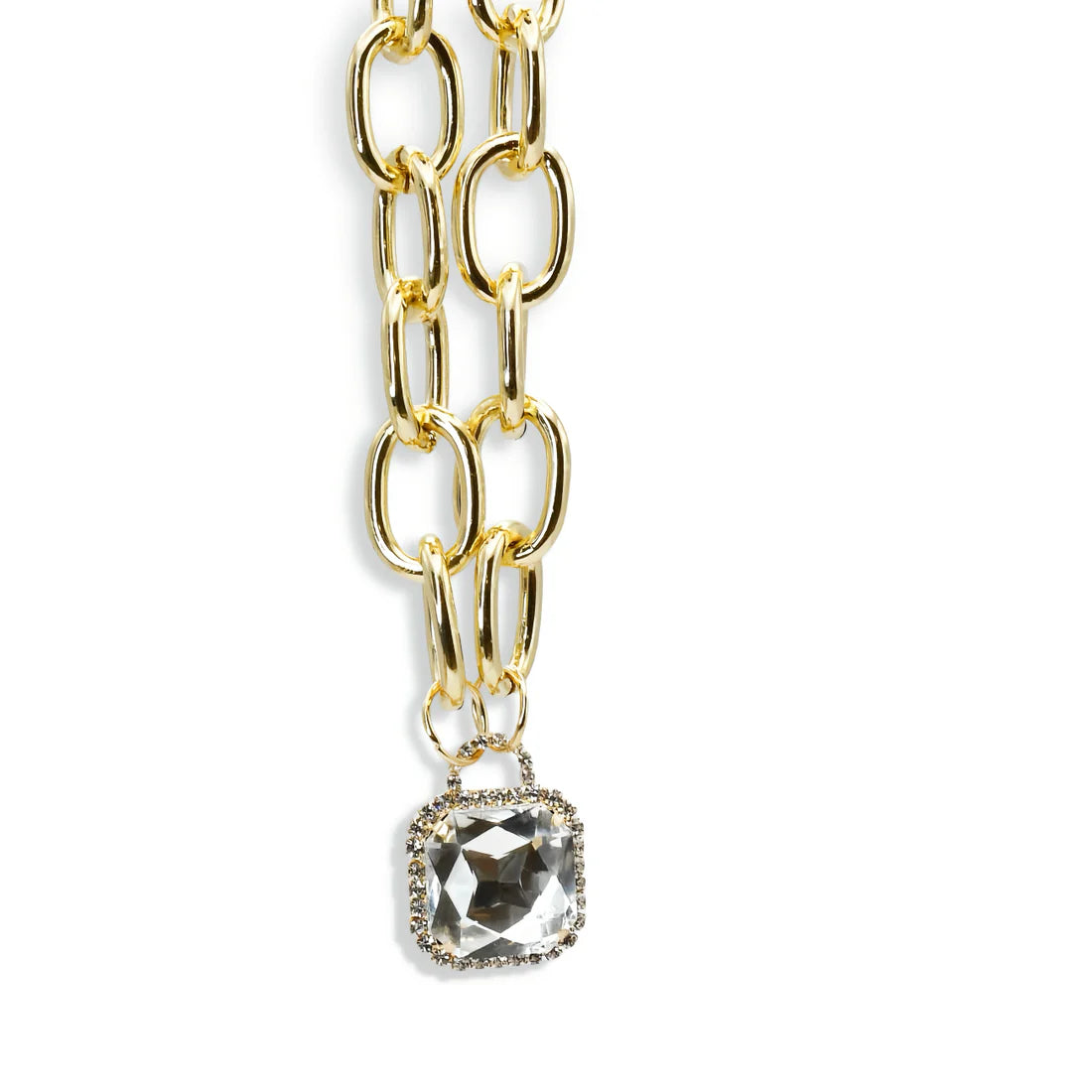 The Alycia Crystal Glamour Chunky Necklace