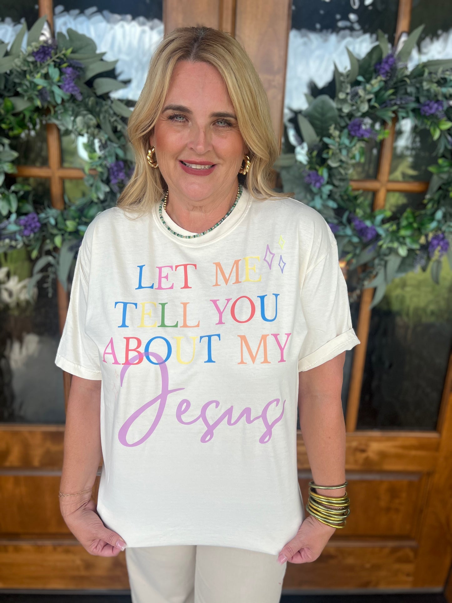 The Haven Let Me Tell You About My Jesus Comfort Colors Tee