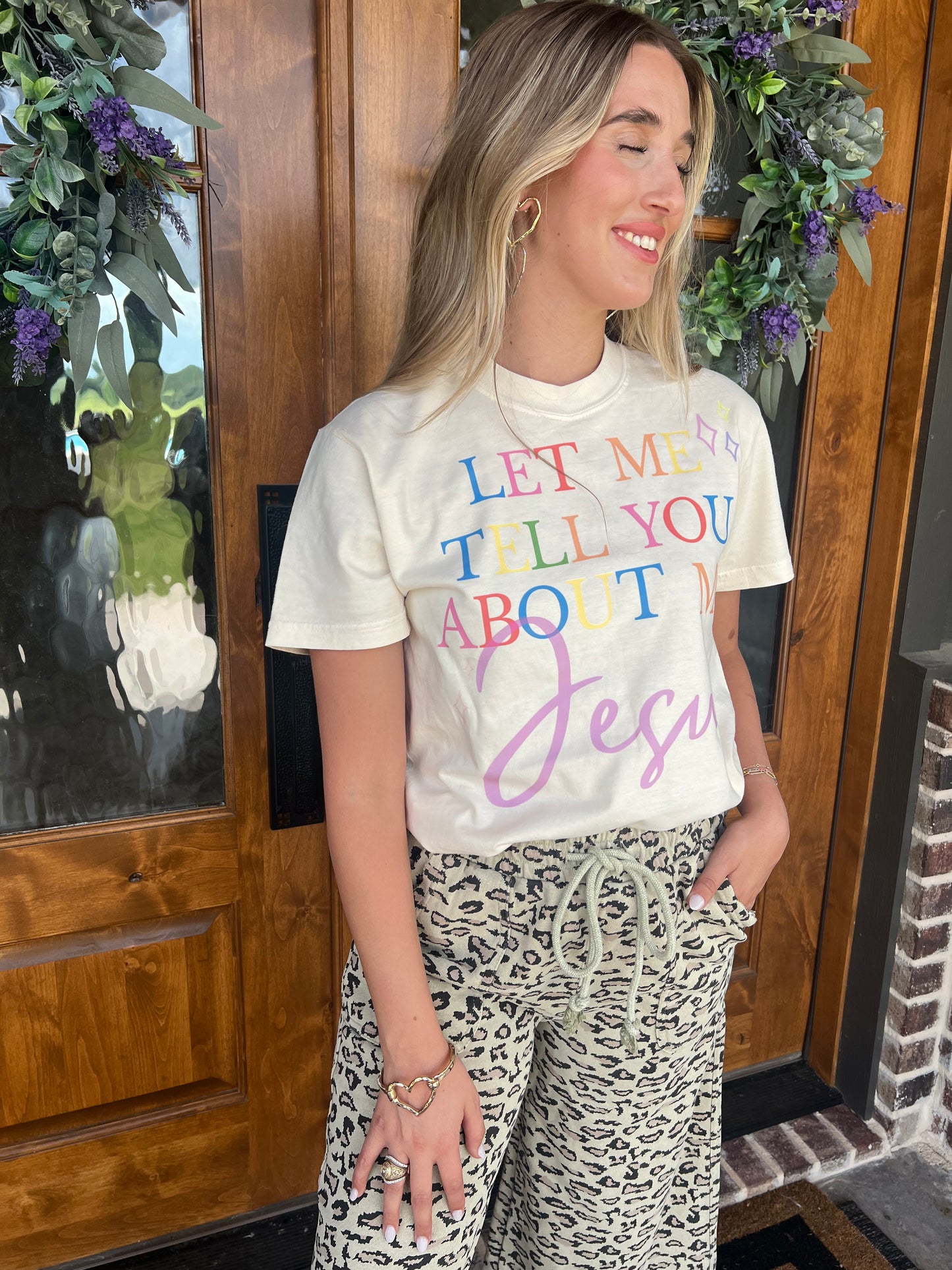 The Haven Let Me Tell You About My Jesus Comfort Colors Tee