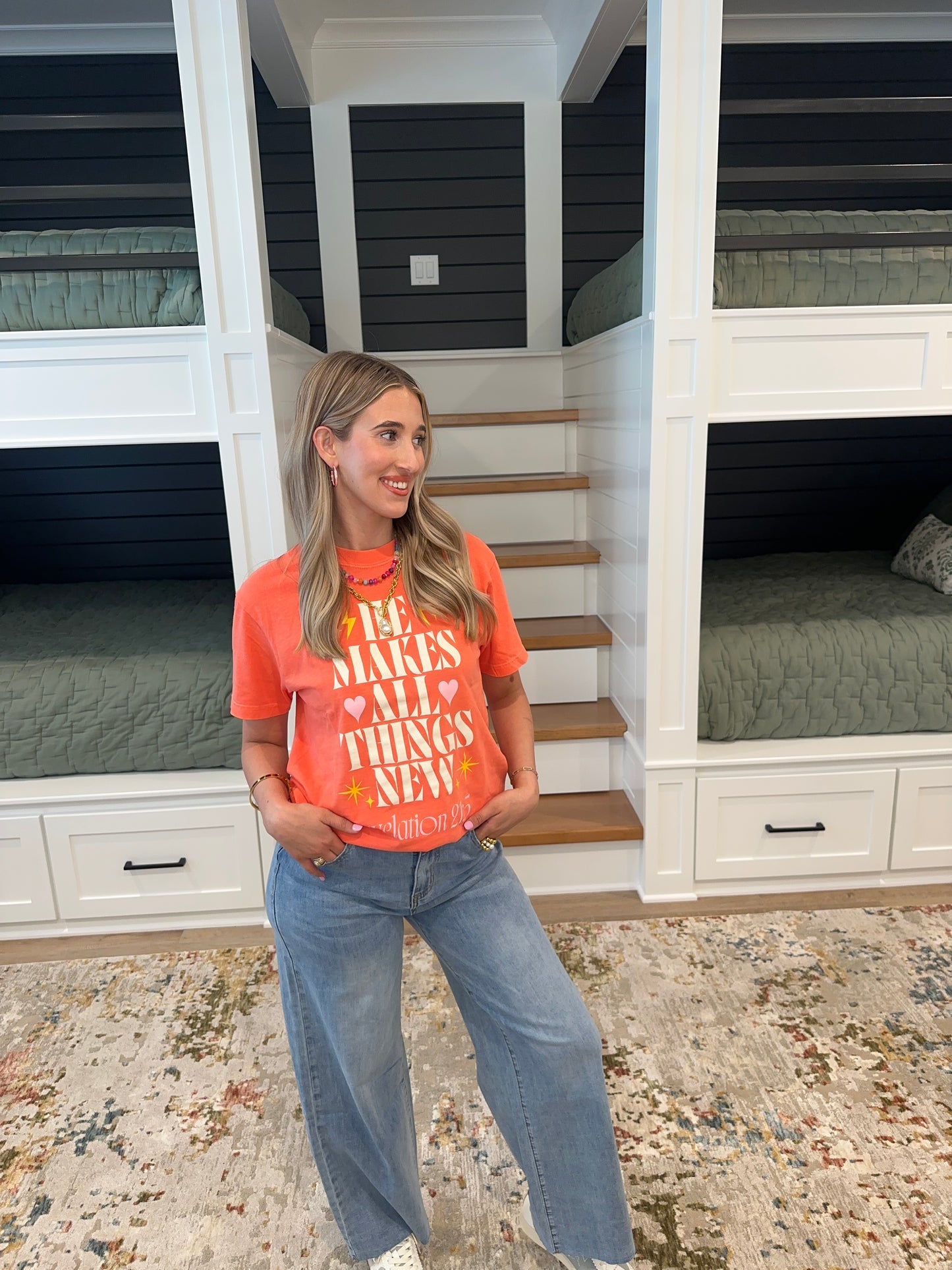 The Mary He Makes All Things New Comfort Colors Tee