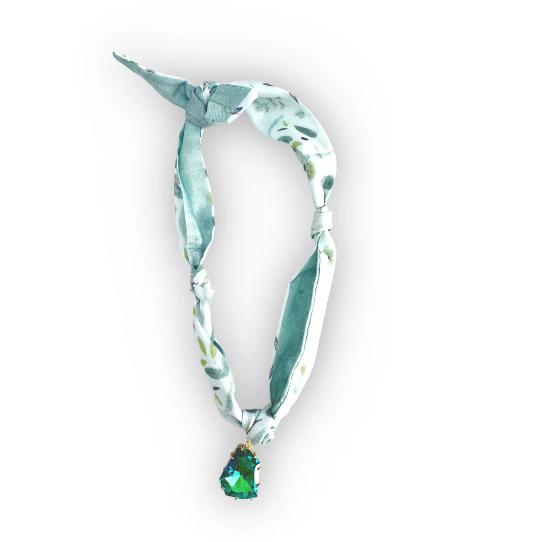 The Cayman Emerald Scarf Necklace