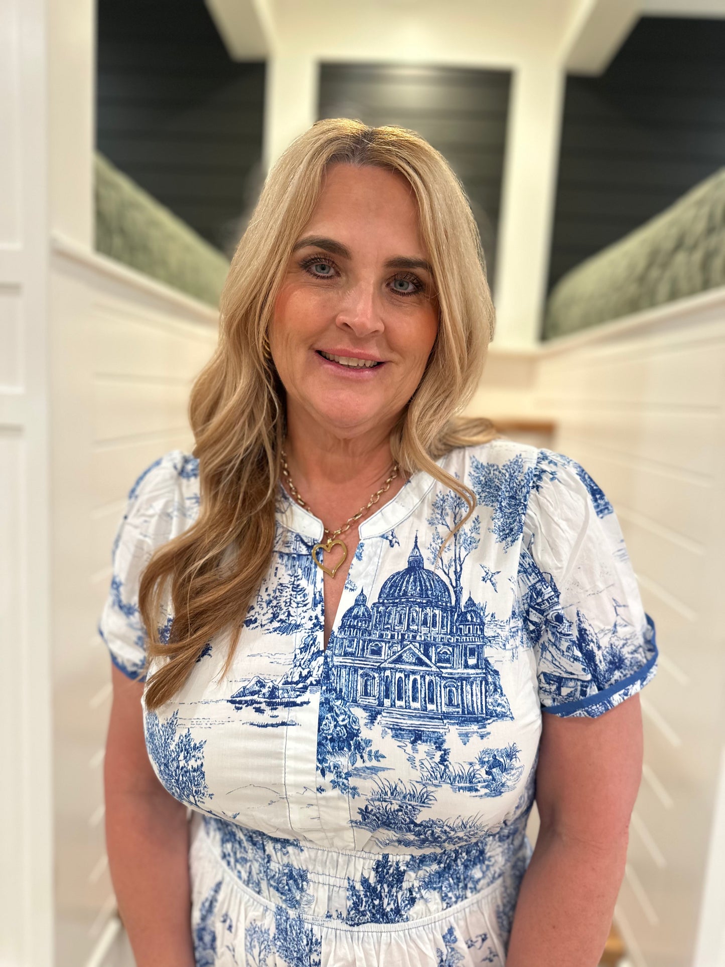 The Pam Toile Print Tiered Maxi Dress - Final Sale