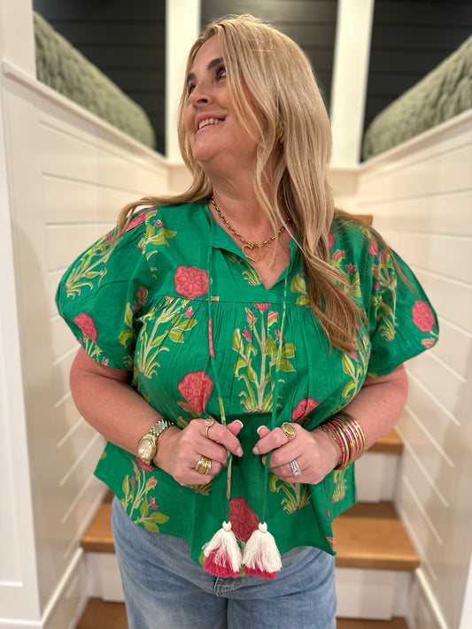 The Mitzi THML Floral Top