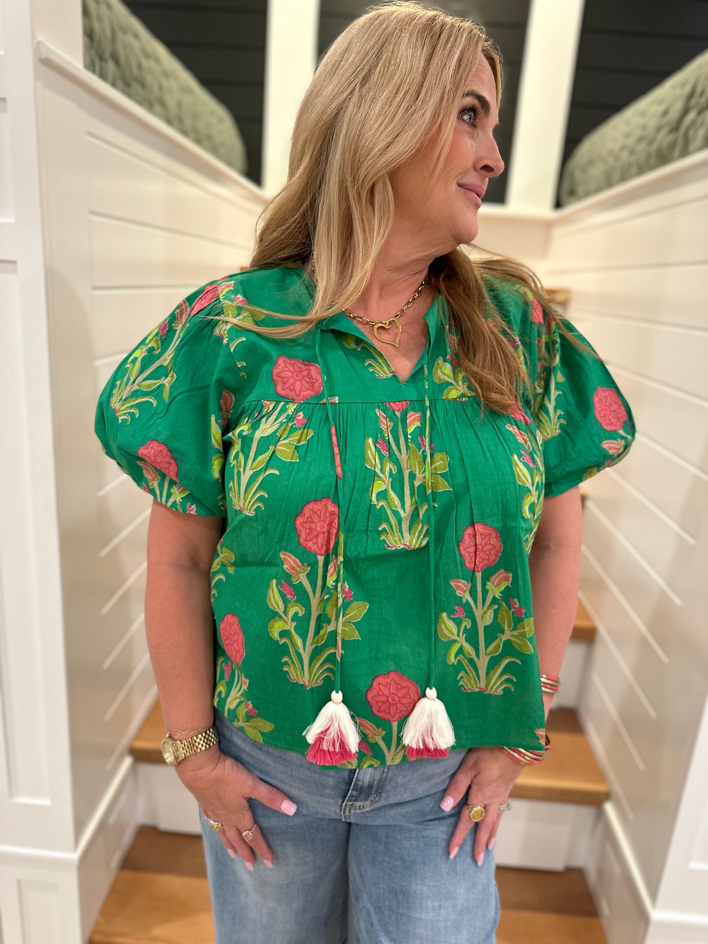 The Mitzi THML Floral Top
