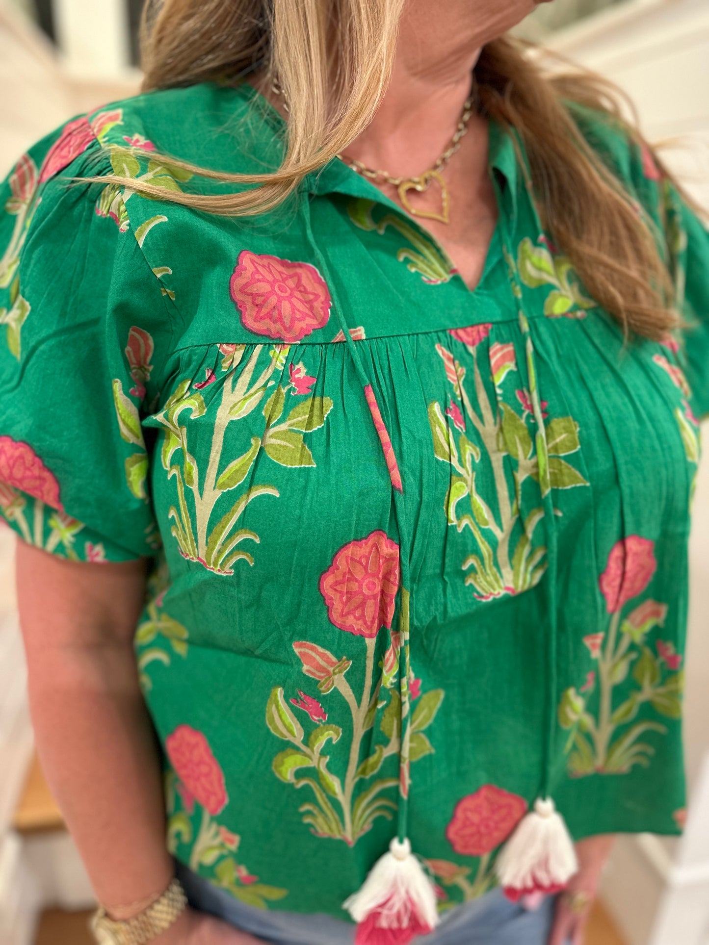 The Mitzi THML Floral Top