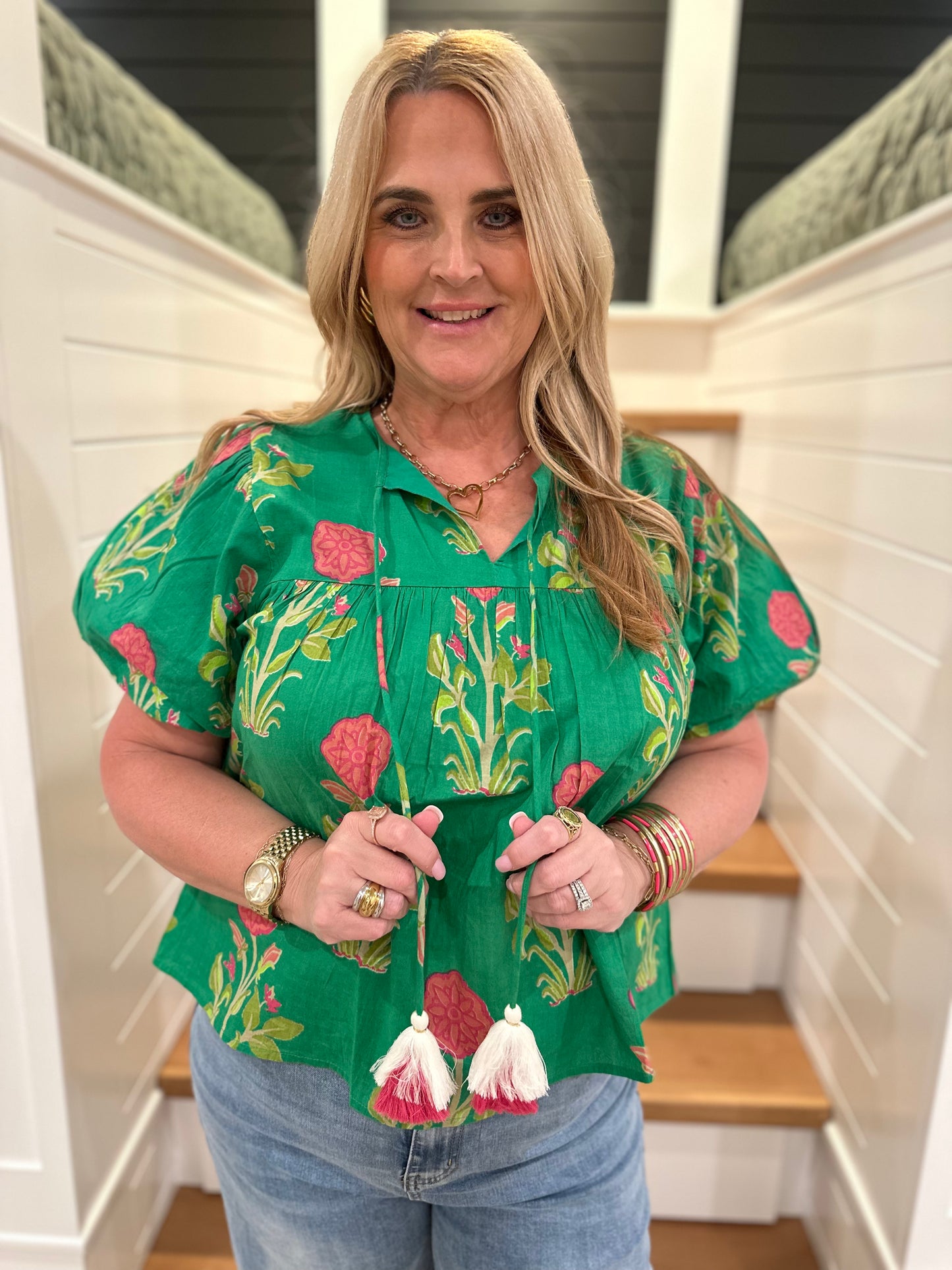 The Mitzi THML Floral Top