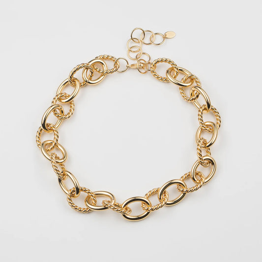 The Shelby Demi Fine Chucky 18k Gold Plated Necklace