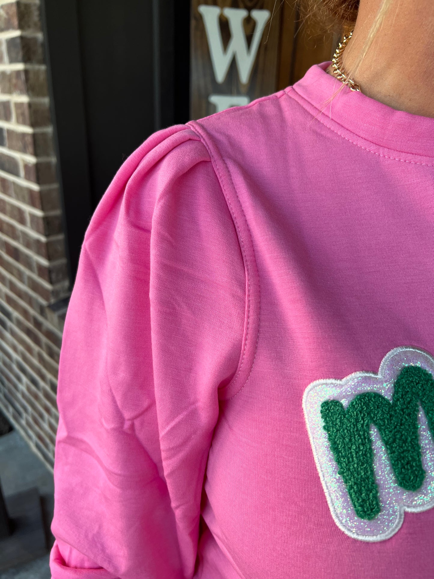 The Kelly Pink Merry Sweatshirt