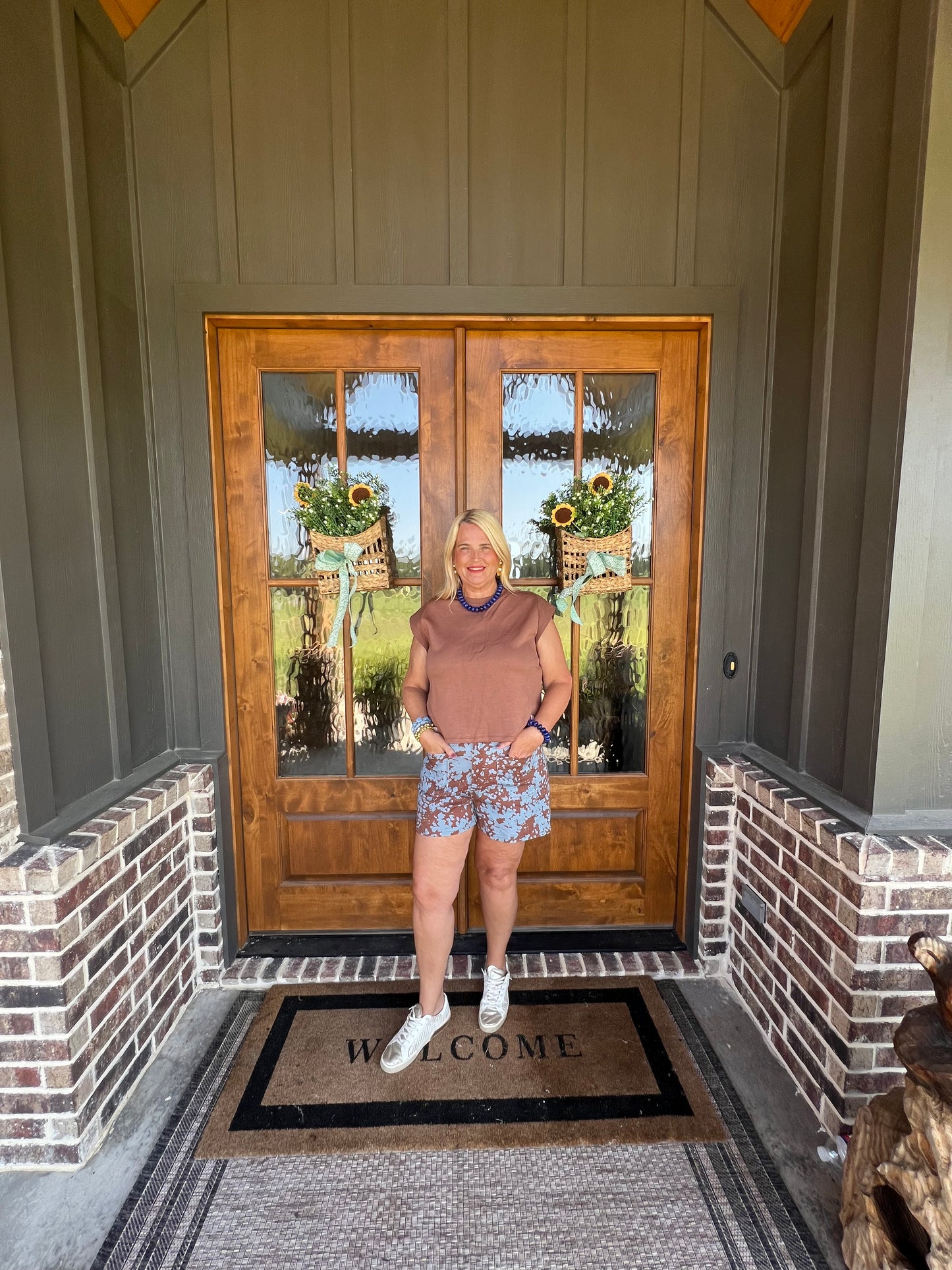 The Dawn Cow Print Shorts