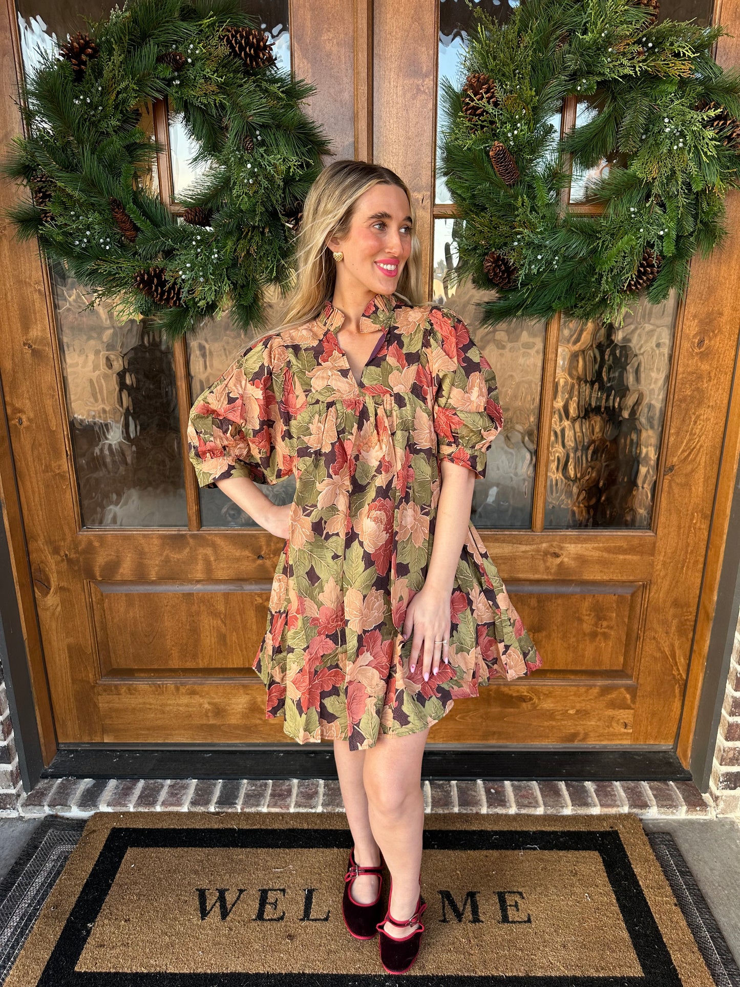 The Bailey Floral Mini Dress