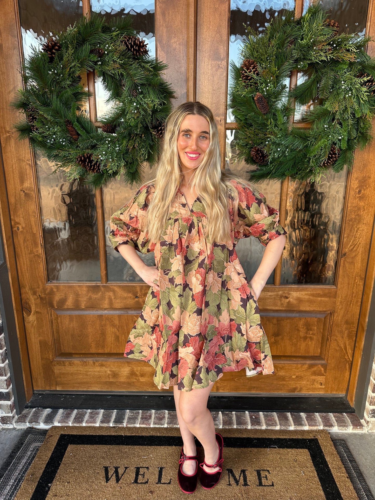The Bailey Floral Mini Dress