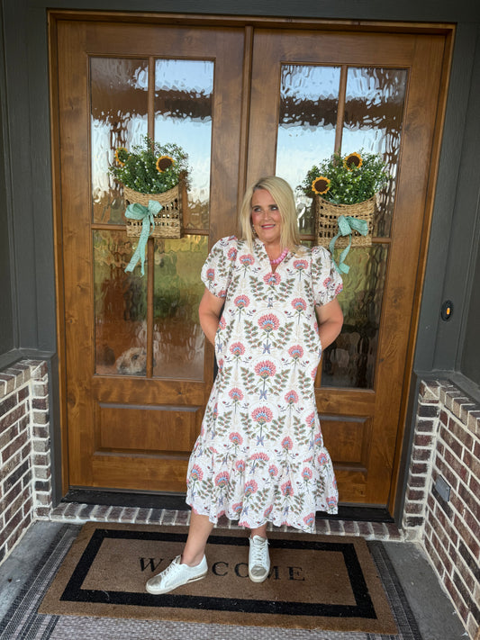 The Joanna Entro Ecru Dress