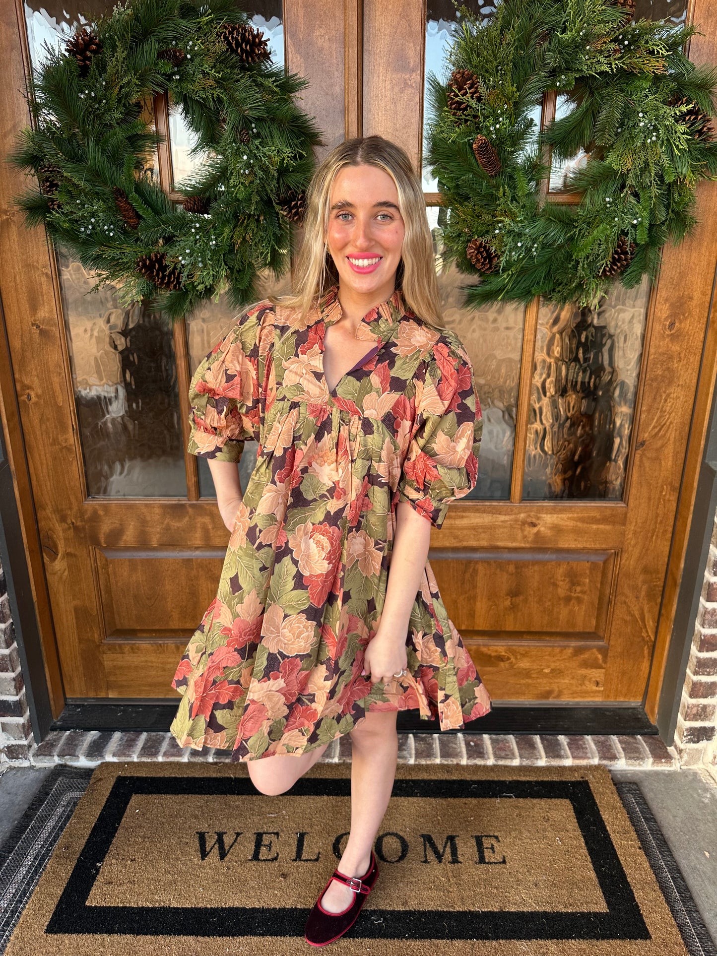The Bailey Floral Mini Dress