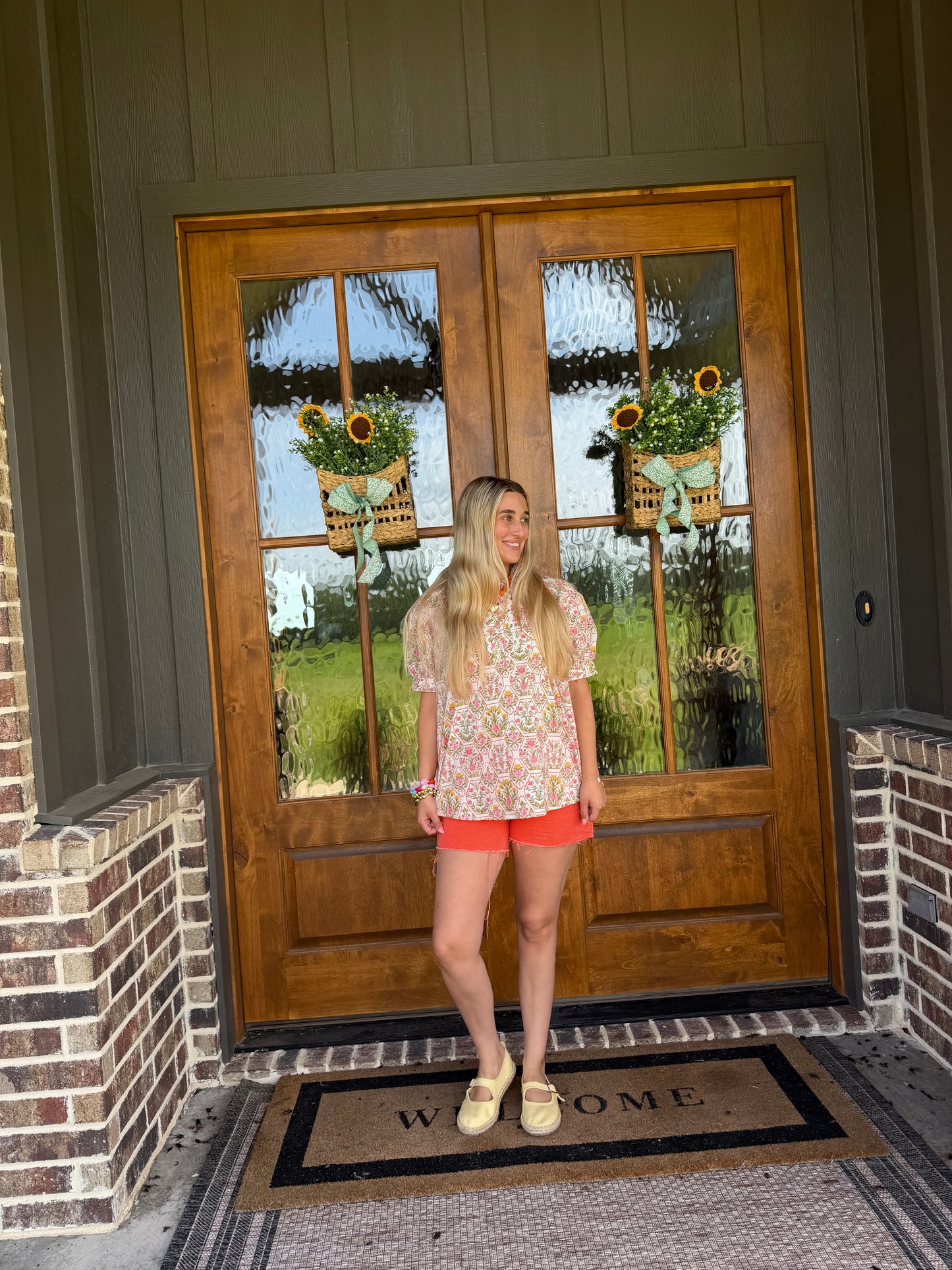 The Stacey White Floral Top
