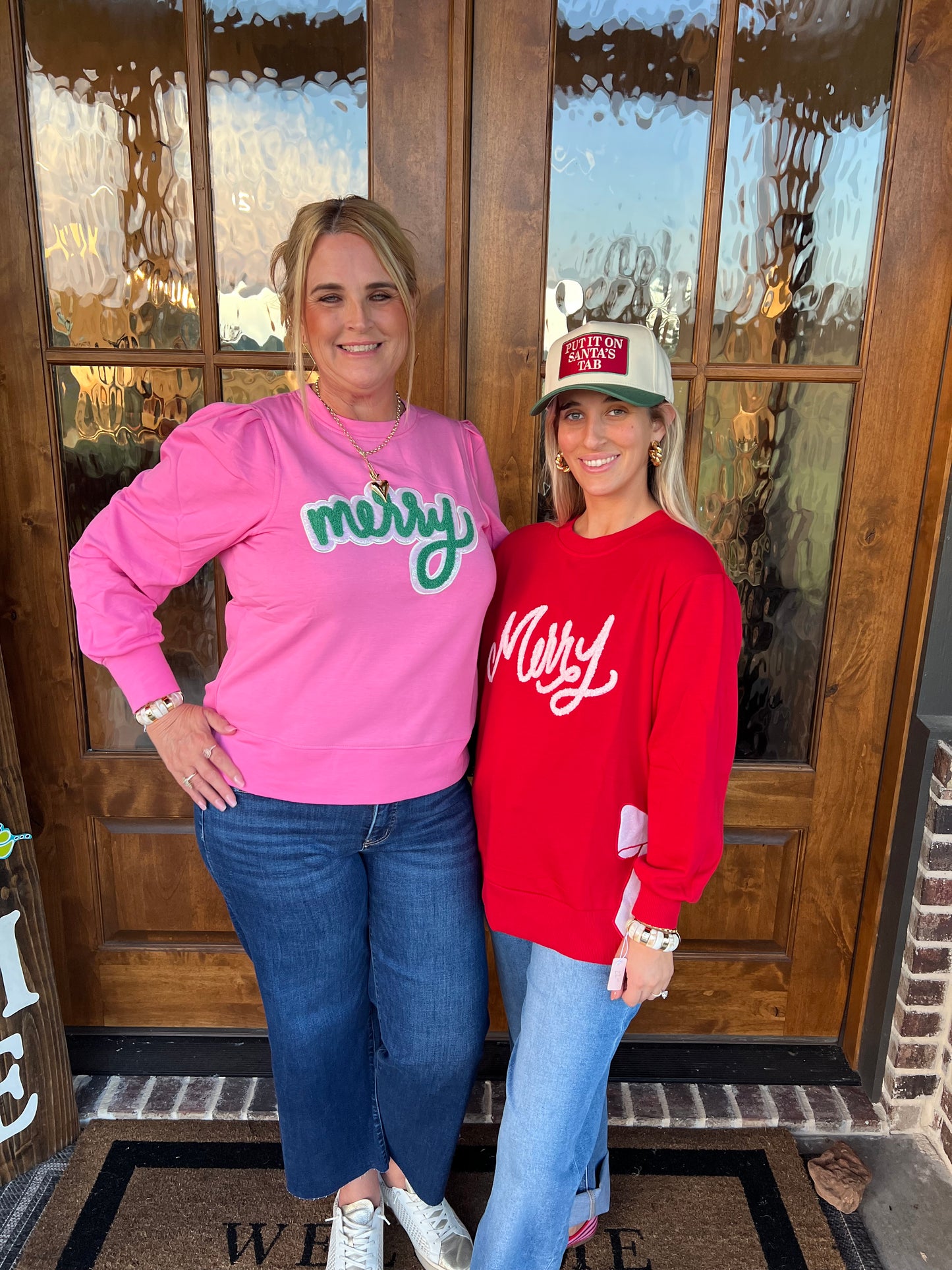 The Kelly Pink Merry Sweatshirt
