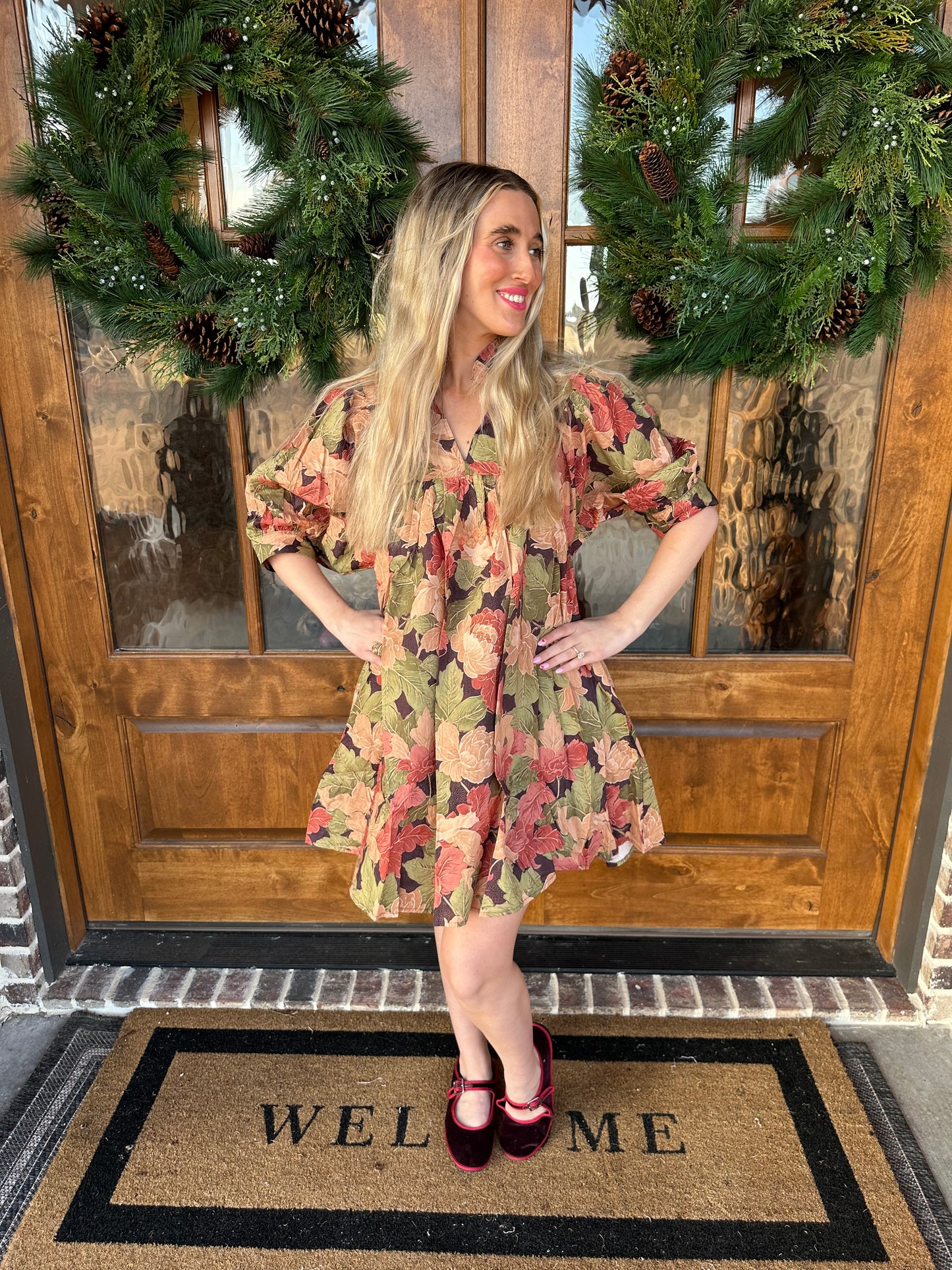The Bailey Floral Mini Dress
